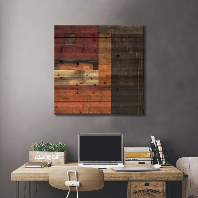 The Moment Of Truth II Print On Wood by Chris Donovan - Multi-Color