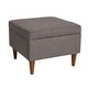 preview thumbnail 9 of 20, Atley Upholstered Ottoman with Storage and Solid Wood Legs