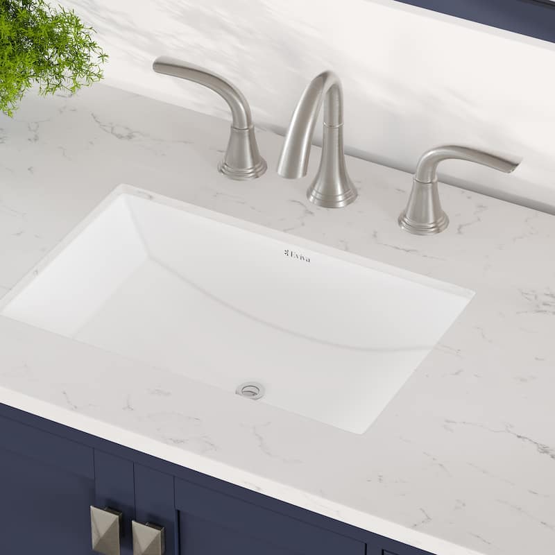 Eviva Aberdeen 48"W Bath Vanity with White Carrara Quartz Top