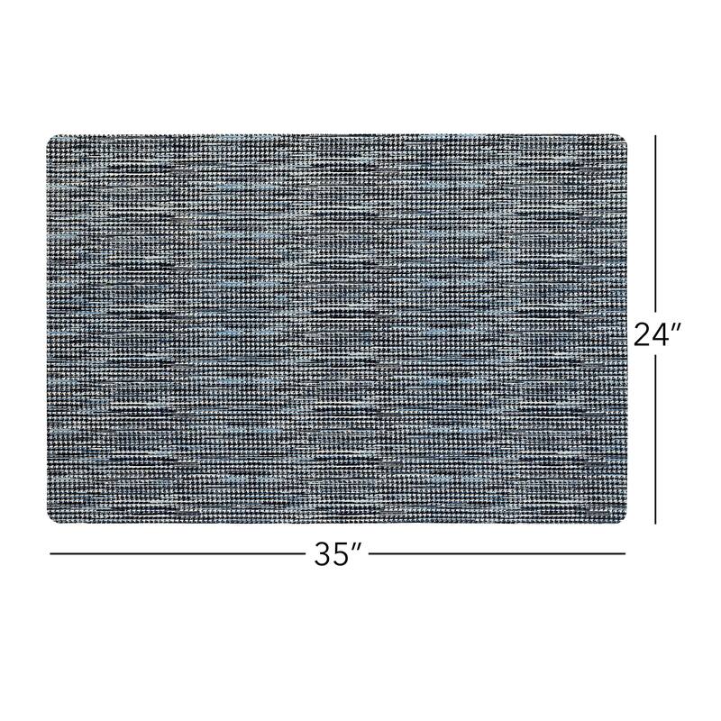 SoHome Smooth Step Houndstooth Machine Washable Utility Mat, 24"x35"