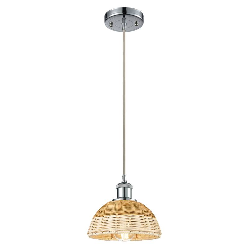 Innovations Lighting Endless Possibilities Ballston - Bristol Natural II - 1 Light 8" Cord Hung Mini Pendant - Polished Chrome