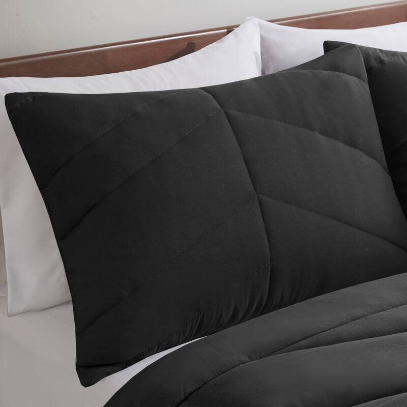 Intelligent Design Alden Quilted Chevron Comforter Set