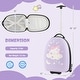 preview thumbnail 17 of 20, 16 Inch Kids Carry-On Luggage Hard Shell Suitcase with Wheels - 13" x 10.5" x 19"-32"