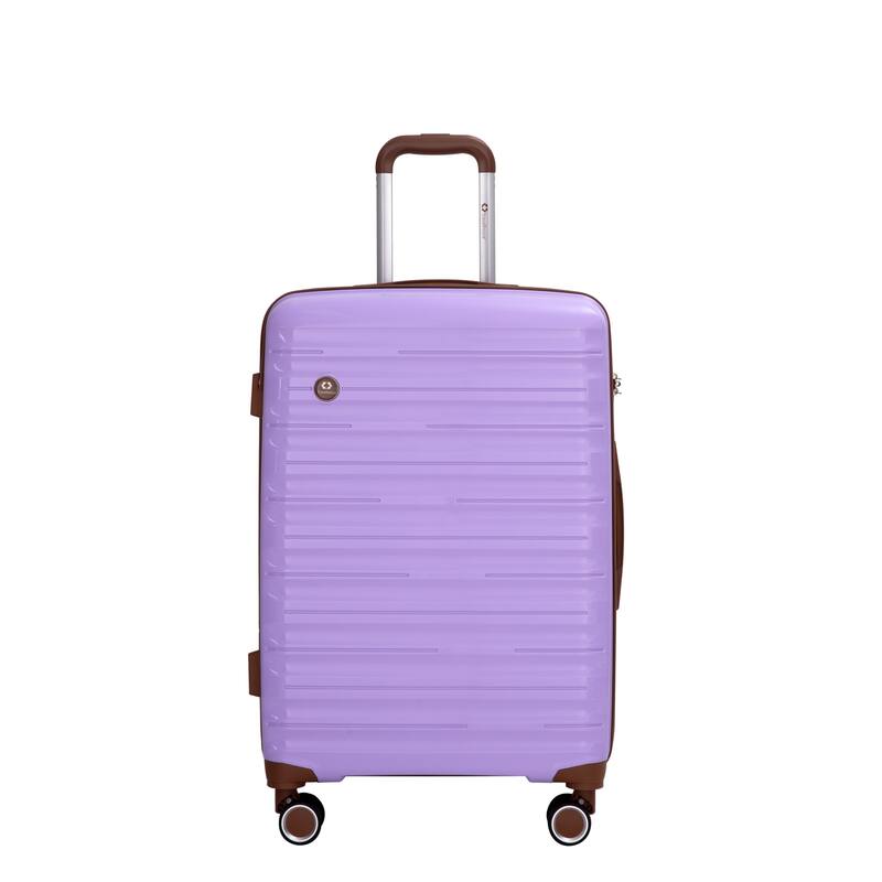 5-Piece Set (20"24"28 +a travel bag and a toiletry bag) ,PP Hardshell Carry on Luggage Set