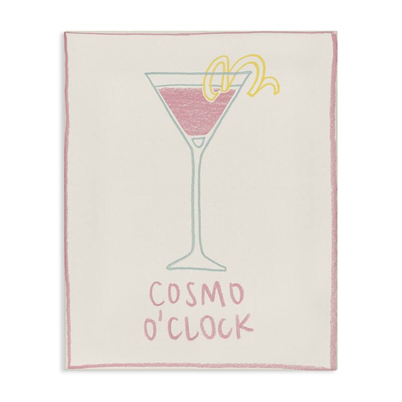 Stupell Minimal Cosmo O'Clock Canvas Wall Art Design By Grace Popp - 30 x 40