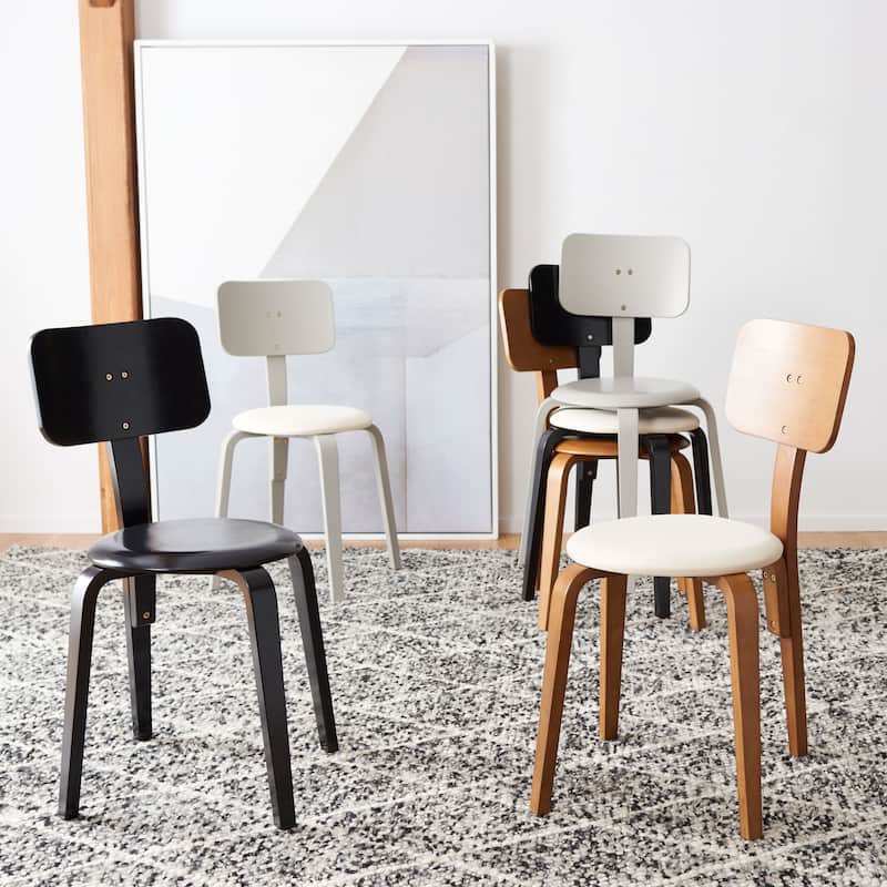 SAFAVIEH Vicie Stackable Dining Chair (Set of 2)