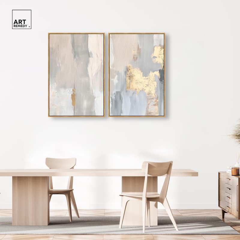 Gilded Driftwood I Canvas Set of 2 by Art Remedy