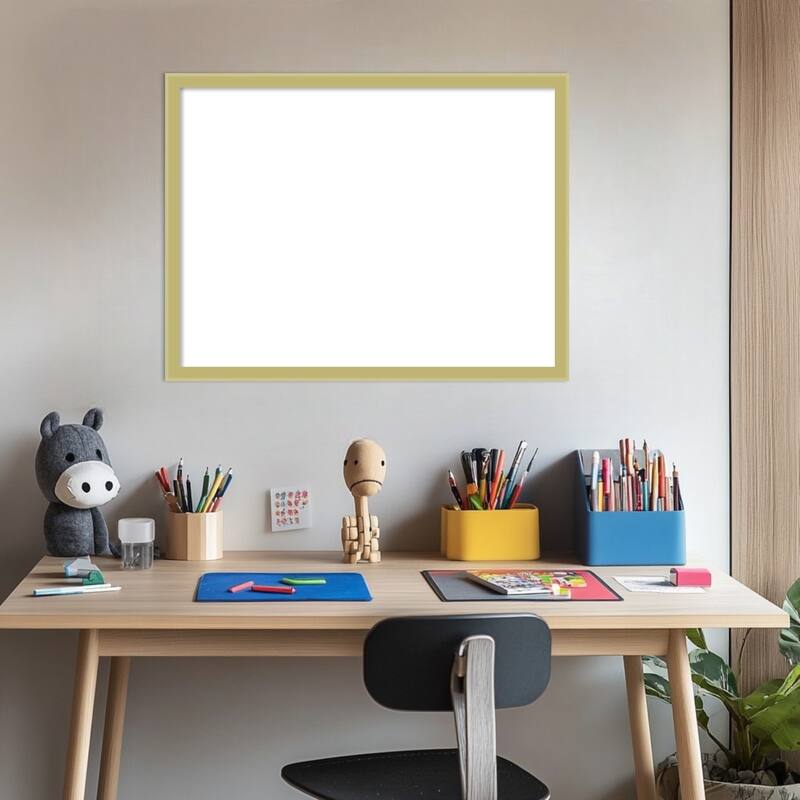 Incline Framed Dry Erase Magnetic Board