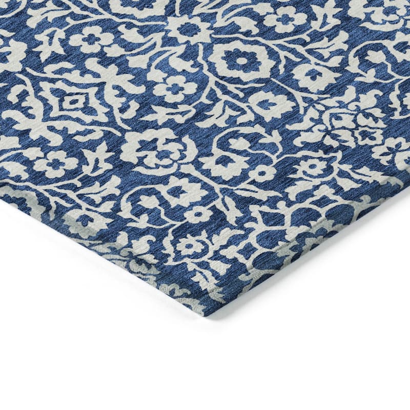 Machine Washable Indoor/ Outdoor Chantille Traditional Farmhouse Rug