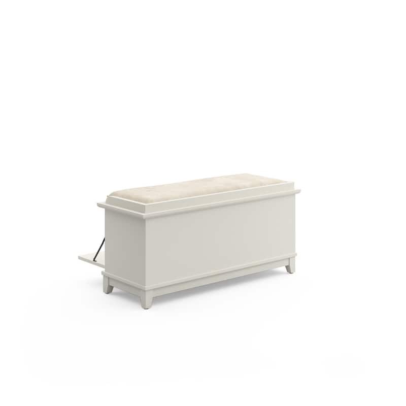 The Gray Barn Old Stone Upholstered Storage Bench