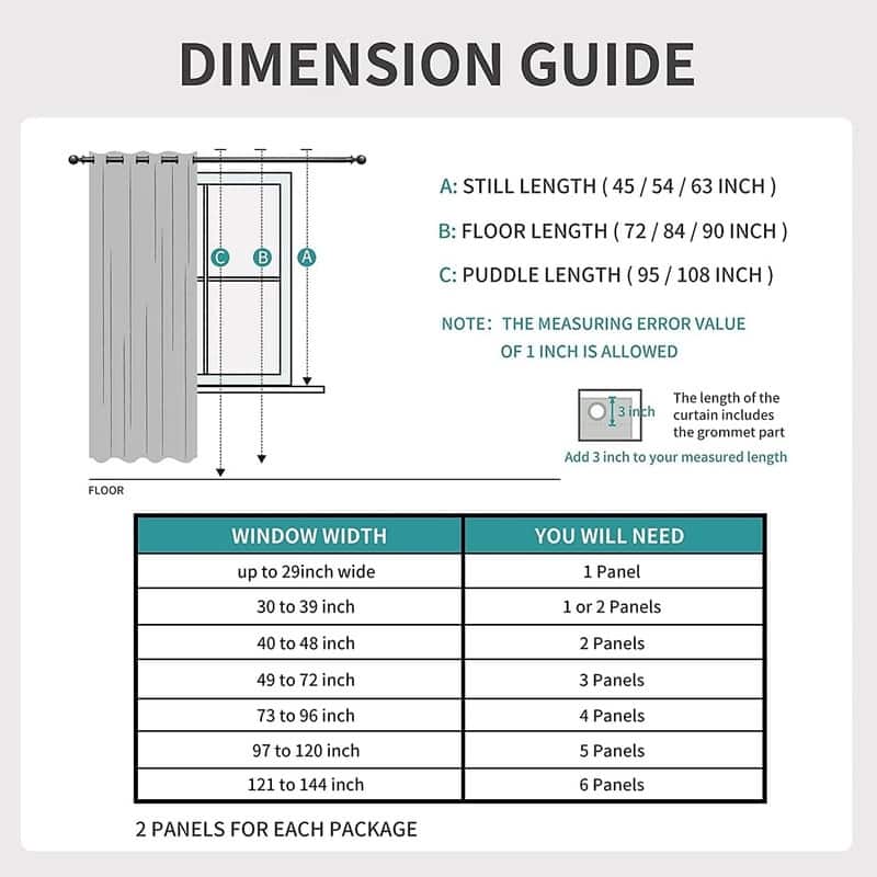 Blackout Curtains 120 Inches Long 2 Panels Burg, Room Darkening Curtains