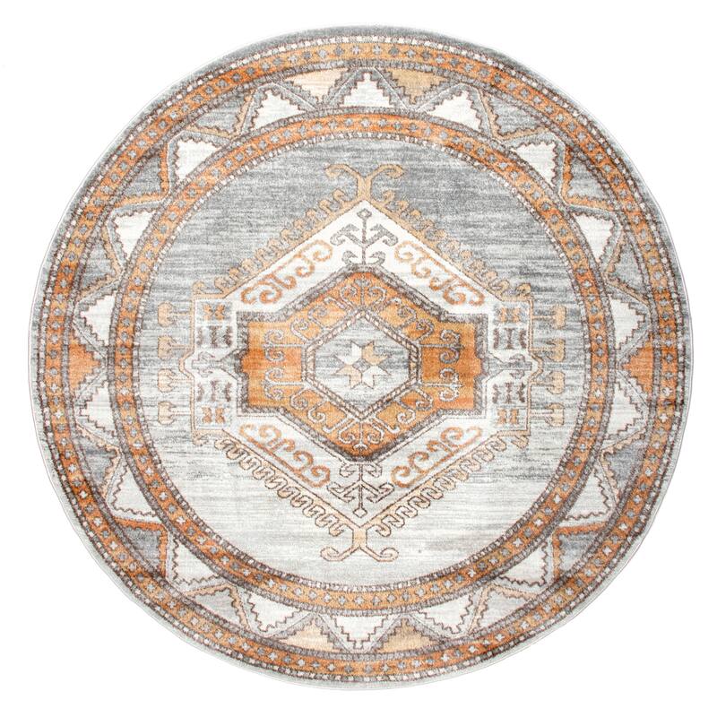Nuloom Transitional Vintage Ella Ornamental Pyramid Tribal Area Rug