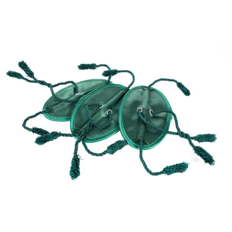 Banister Protecting Garland Ties (3 Pack - Green) - Green