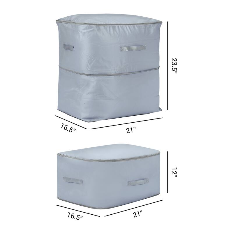 1 Pack Foldable Clothes Storage, Storage Bags, Moving Bags for Organizing Clothing, Storage Containers with Handles
