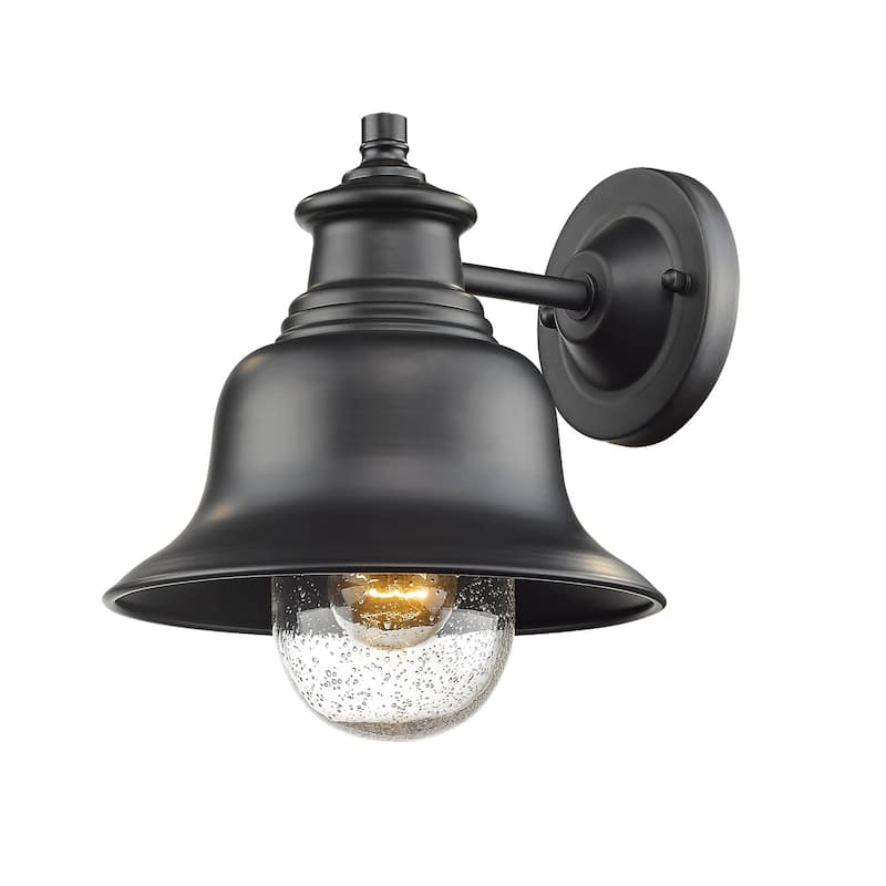 Millennium Lighting Single Light 10" High Outdoor Wall Sconce with - Powder Coat Black