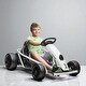 preview thumbnail 10 of 14, 24V Electric Drifting Go Kart for Kids, 8.1 MPH Ride-On Racing Toy with Safety Belt, Music, Horn & Slow Start, Ages 8-12
