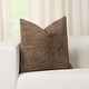 preview thumbnail 4 of 12, Siscovers Enchanted Woven Velvet Throw Pillow 16 x 16 - Driftwood
