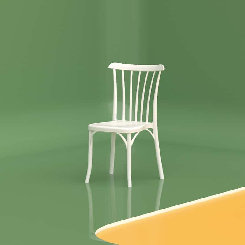 Rio Resin Stackable Dining Chair, Set of 2