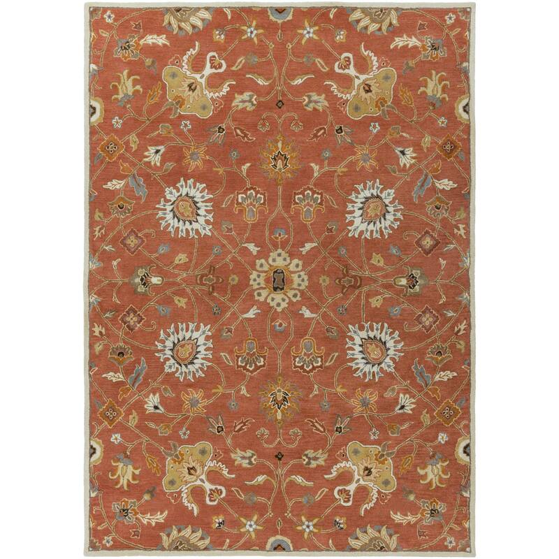 Hand-tufted Trey Traditional Wool Area Rug