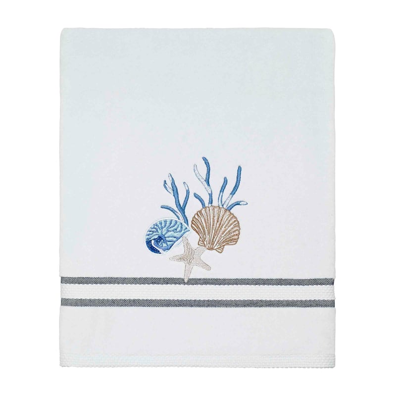 Avanti Linens Blue Lagoon 3-Piece Towel Set - Towel 3pc Set - B/H/FT
