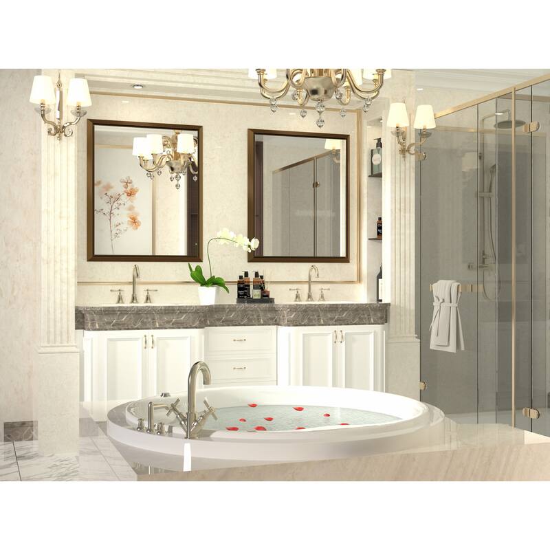 Bathroom Mirrors Wall Mounted Rectangle Vanity Cosmetic Makeup Mirror