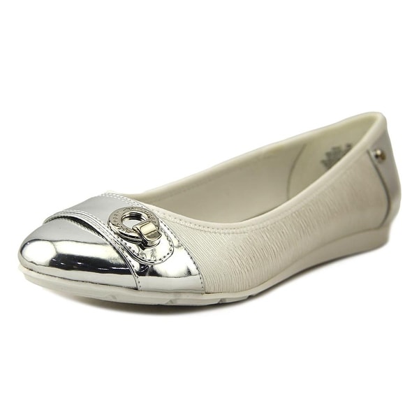 anne klein white flats