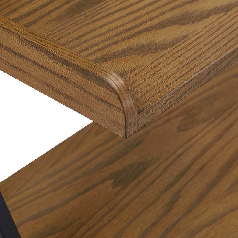 Eldersley Two-tone Black & Oak finish Nightstand by iNSPIRE Q Modern