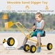 preview thumbnail 8 of 20, Gymax Sand Digger for Kids w/2-Handed Controls Flexible Shovel