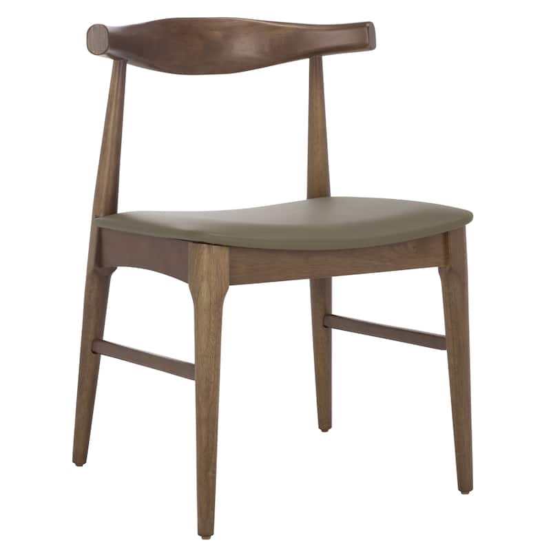 SAFAVIEH HOME Elbow Dining Chair (Set of 2) - 21"W x 19"D x 30"H