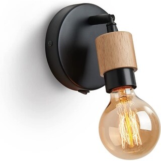 Farmhouse Black Wall Sconces with ON/Off Switch industrial wall lamp ...
