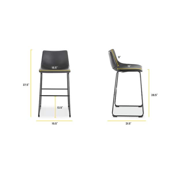 EdgeMod Brinley Bar Stool (Set of 2) On Sale Bed Bath & Beyond