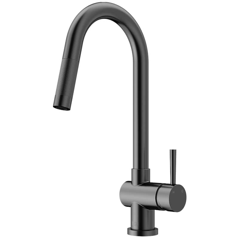 VIGO Gramercy 17" H Single Handle Pull-Down Spout Kitchen Faucet