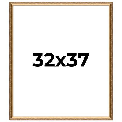 32x37 Frame Red Solid Wood Picture Frame Width 1.75 Inches | Interior Frame Depth 1 13/16 Inches