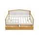 preview thumbnail 8 of 7, Full Size Wood House Shape Bed with Two Drawers and Bookcase Headboard for Girls Boys Teens