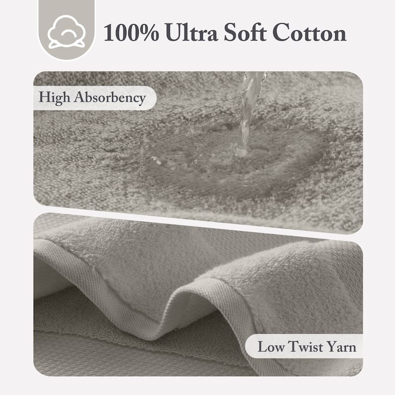 Madison Park Signature Turkish 100% Cotton Bath Sheet 2 Piece Set