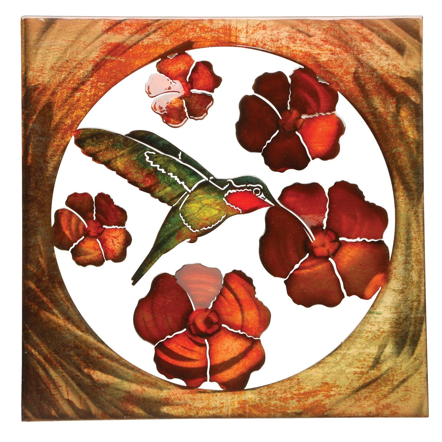 Shop Next Innovations Floral Hummingbird Metal Wall Art Laser