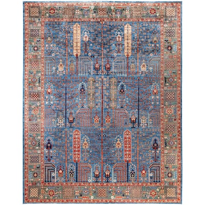 Serapi One-of-a-Kind Hand-Knotted Area Rug - Blue - 9' 3" x 11' 10"