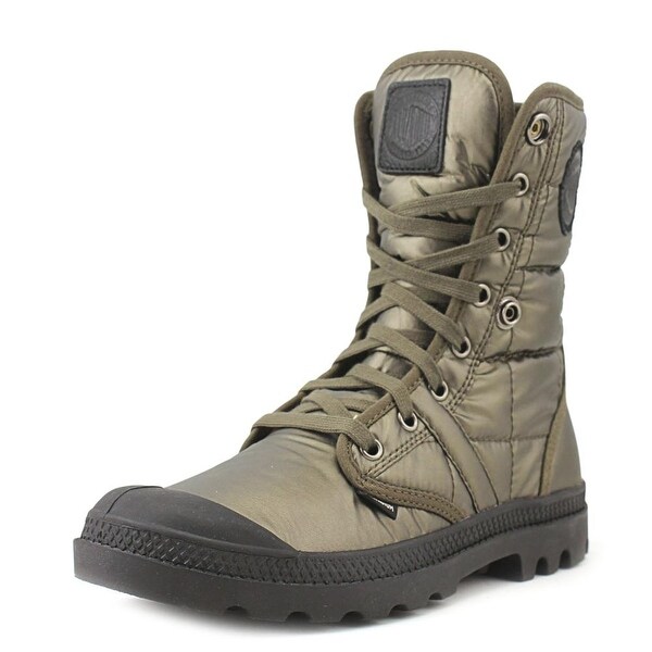 palladium green boots