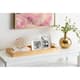 Kate and Laurel Lipton Narrow Rectangle Wood Accent Tray - 10x24