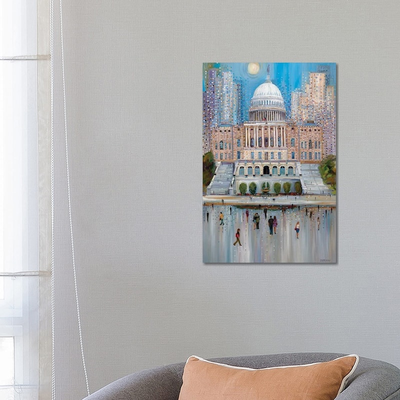 iCanvas "Washington DC Capitol" by Ekaterina Ermilkina Canvas Print - 26x18x1.5