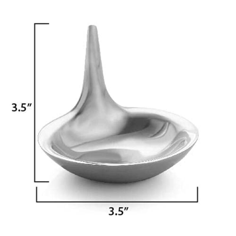 Nambe Mira Ring Holder - 4.5" x 4.5" x 3.75"