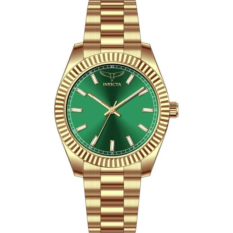 Invicta Men's 69008 Specialty Quartz PC21S Copper Dial Watch - Green