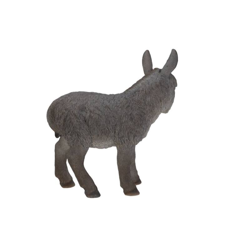 20.5" Donkey Looking left Outdoor Garden Statue