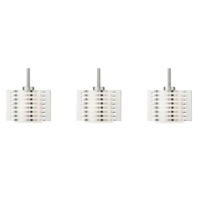 Livex Lighting Hilliard 3 Light 36-1/2" Wide Linear Pendant with Hand
