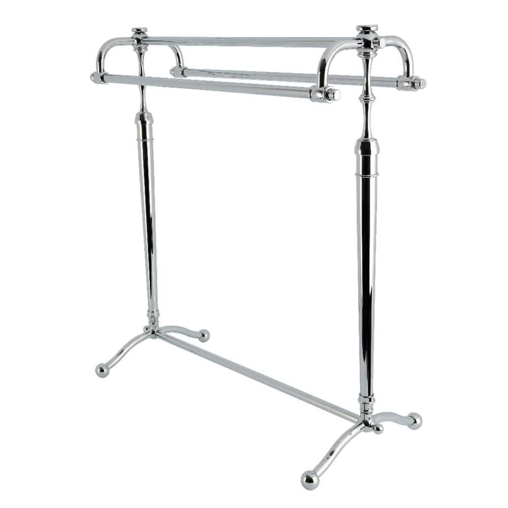 Kingston Brass Warwick 28" Freestanding Pedestal 3-Tier Towel Rack
