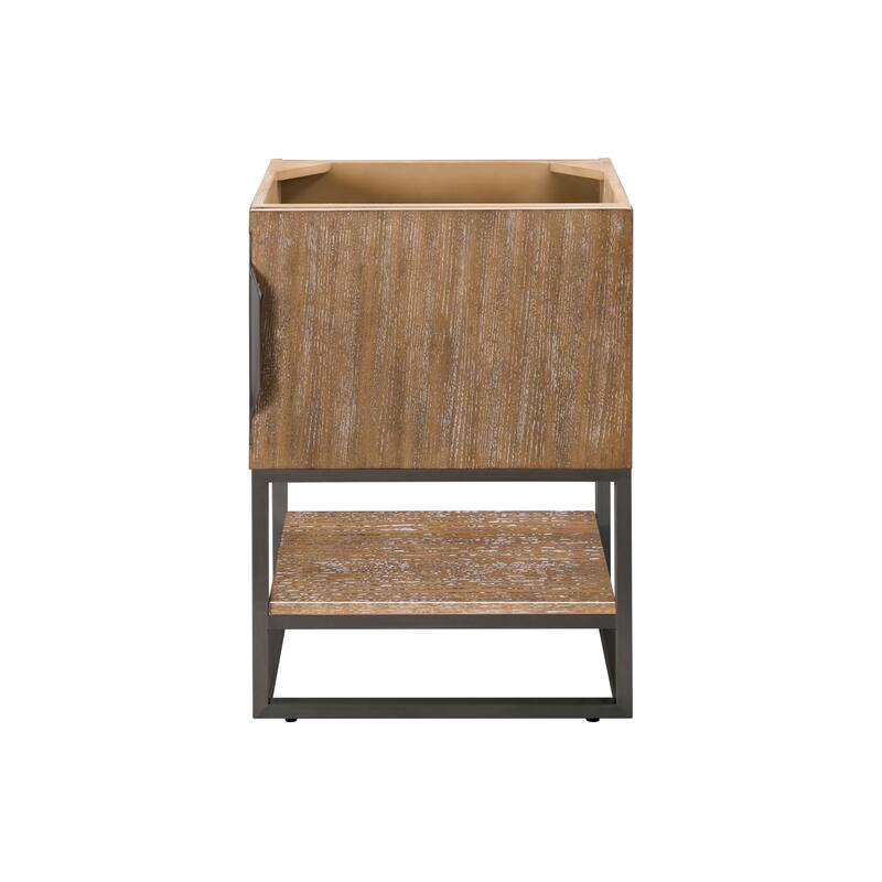 James Martin Vanities 883-V24-MB Columbia 24" Single Free Standing - Latte Oak