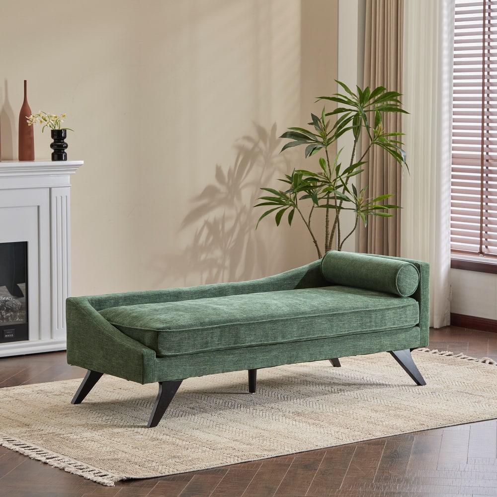 Cagle Mid-century Modern Chaise Lounge by Christopher Knight Home - 68.00" L x 27.50" W x 25.00" H