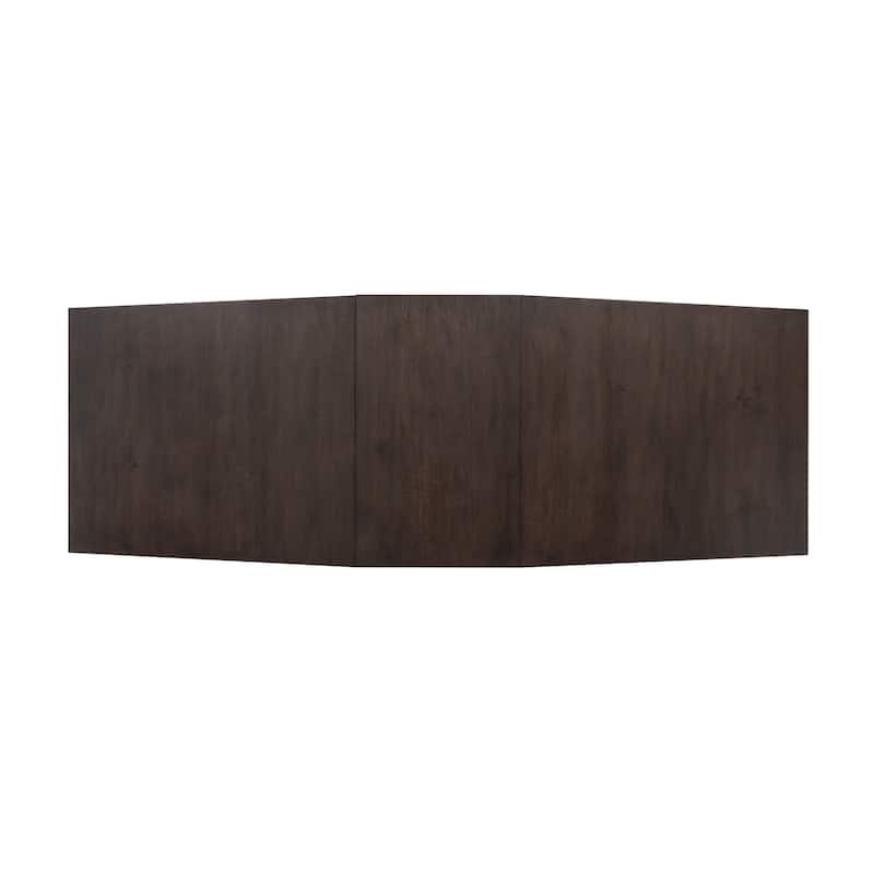 Magnussen Home Tauren Coffee Bean Extendable Double Pedestal Dining Table - 40''W x 84''D x 30''H