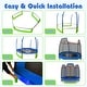 preview thumbnail 8 of 16, 7 Feet Kids Recreational Bounce Jumper Trampoline