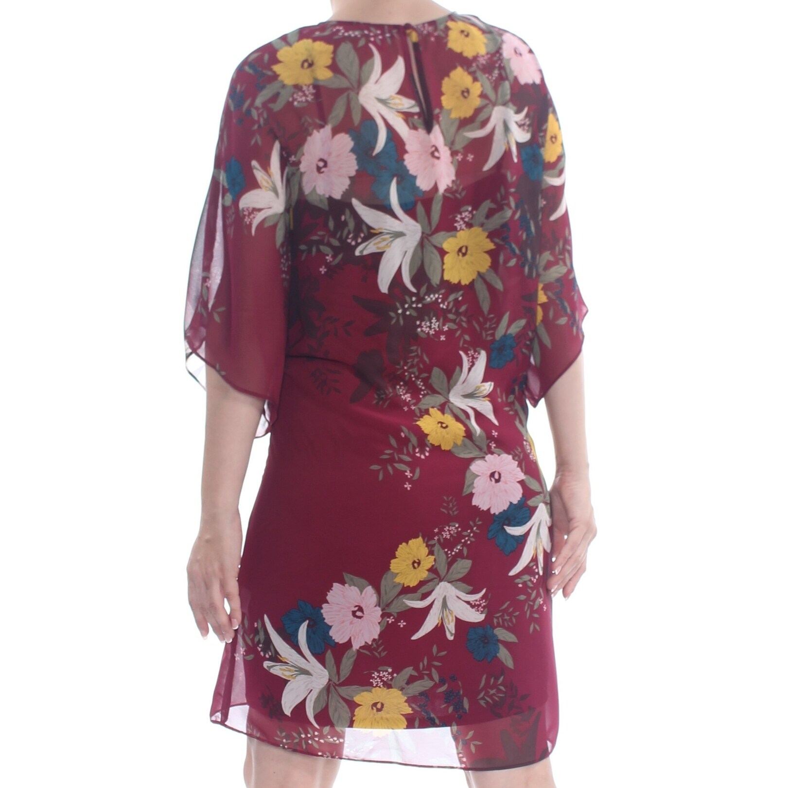 vince camuto burgundy dress